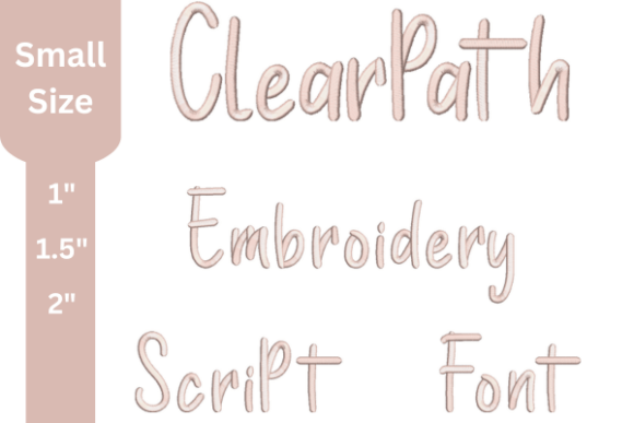 Clear Path Embroidery Font: A Designer’s Review