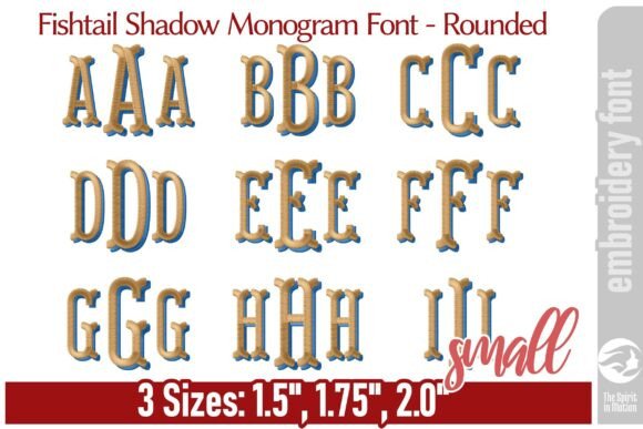 Fishtail Shadow Monogram Font - RS Review