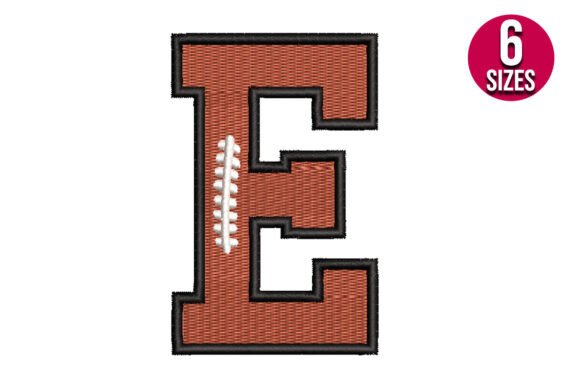 Football Font Alphabet Letter E: Sweatshirt Review