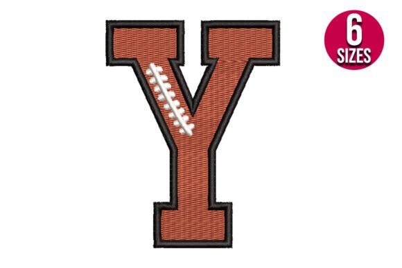 Football Font Alphabet Letter Y Design Review