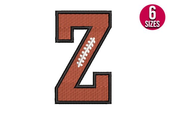 Football Font Alphabet Letter Z: Seasonal Design Review