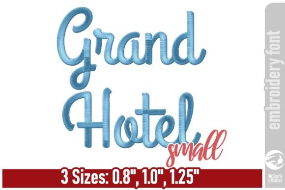 Grand Hotel Embroidery Font - Small Review