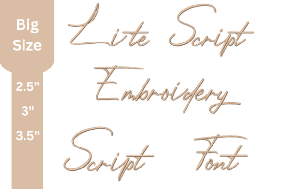 Lite Script Embroidery Font: A Seasonal Design Review