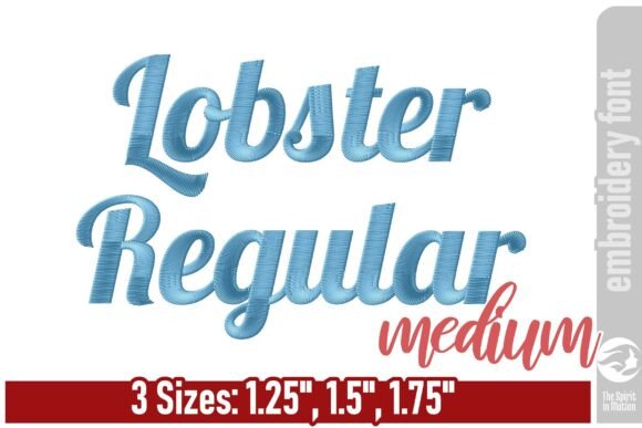 Lobster Regular Embroidery Font Review