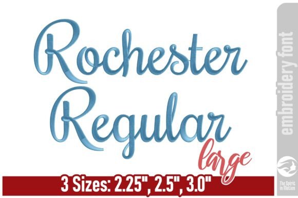 Rochester Embroidery Font: A Designer’s Review