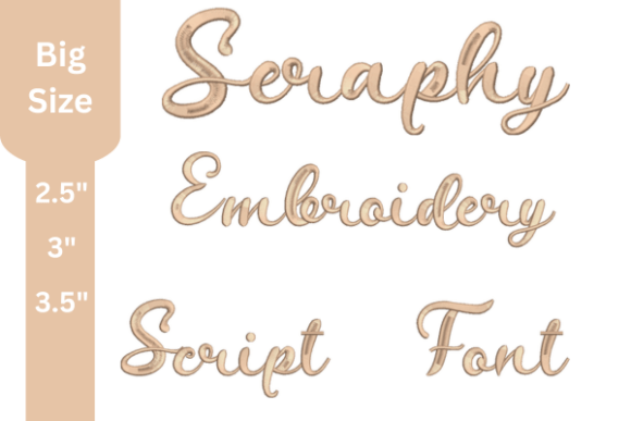 Seraphy Font Embroidery: A Holiday Design Review