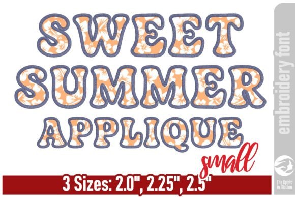 Sweet Summer Groovy Applique Font Review
