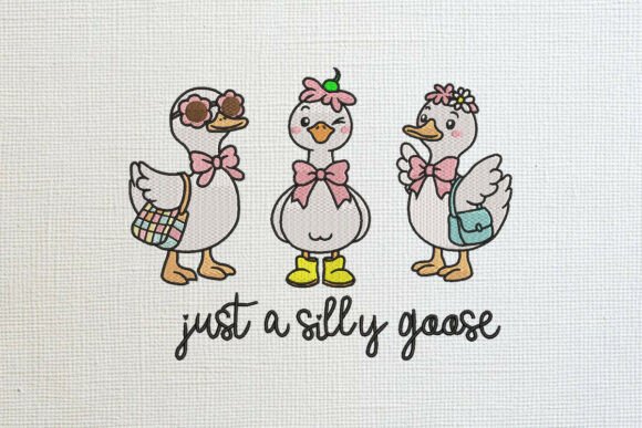 Three Silly Geese: Whimsical Embroidery Review